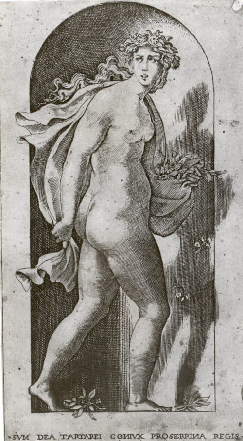 Giovanni Giacomo Caraglio (Stecher*in), Proserpina, um 1526