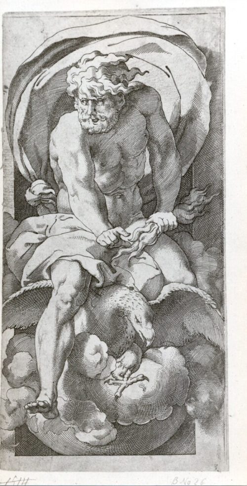 Giovanni Giacomo Caraglio (Stecher*in), Jupiter, um 1526