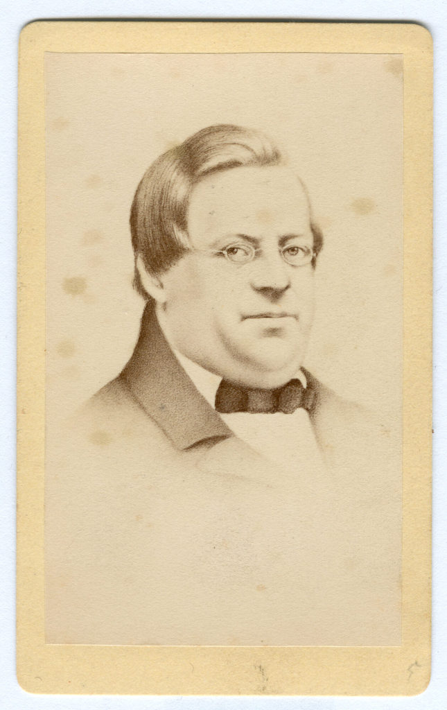 Heinrich Marschner, Carte de Visite durch die Kunsthandlung H. Kuntzmann & Comp., Berlin 1850er ...