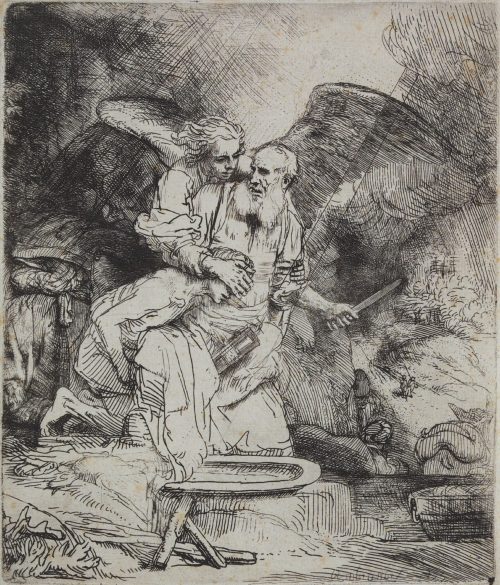 Rembrandt Harmenszoon van Rijn (Künstler*in), Das Opfer Abrahams, 1655