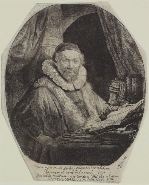 Rembrandt Harmenszoon van Rijn (Künstler*in), Der Remonstrantenprediger Jan Uytenbogaert, 1635