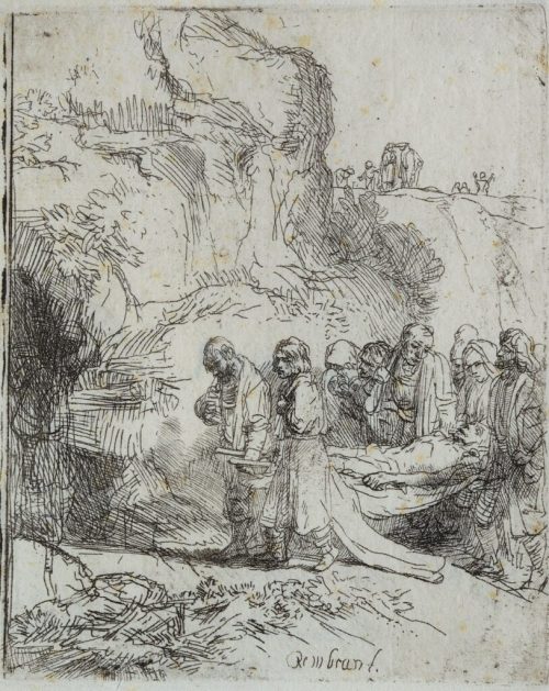 Rembrandt Harmenszoon van Rijn (Künstler*in), Grablegung Christi, um 1645