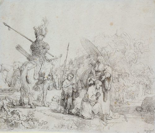 Rembrandt Harmenszoon van Rijn (Künstler*in), Die Taufe des Eunuchen, 1641