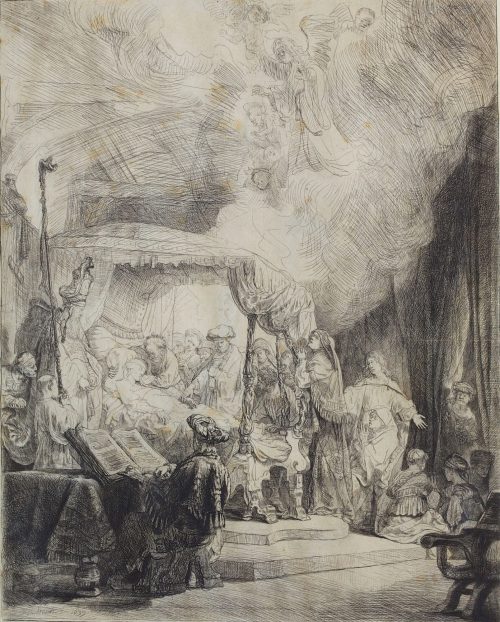 Rembrandt Harmenszoon van Rijn (Künstler*in), Der Tod Mariens, 1639