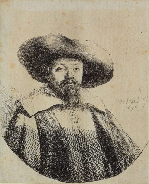 Rembrandt Harmenszoon van Rijn (Künstler*in), Menasseh ben Israel, 1636