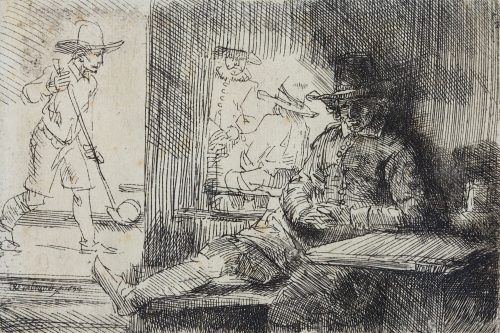 Rembrandt Harmenszoon van Rijn (Künstler*in), Der Klosspieler ("Het Klosbaantje"), 1654