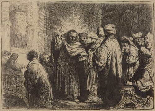 Rembrandt Harmenszoon van Rijn (Künstler*in), Der Zinsgroschen, um 1634