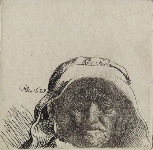 Rembrandt Harmenszoon van Rijn (Künstler*in), Die Mutter Rembrandts, 1628