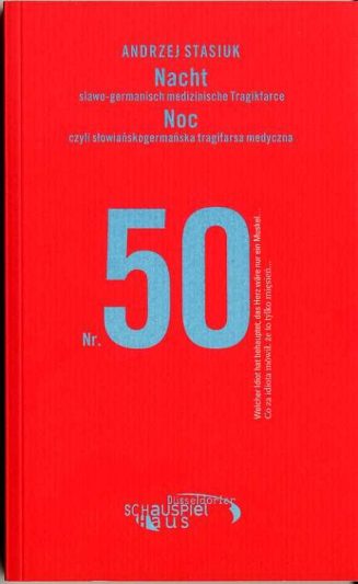 Programmheft (Umschlag) zu "Nacht" von Andrzej Stasiuk. Premiere am 8.1.2005 im Kleinen Haus, D ...