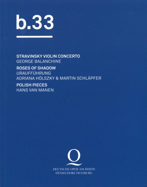 Programmheft zu Ballett am Rhein - b.33. Premiere am 16. Dezember 2017 - Opernhaus Düsseldorf,  ...