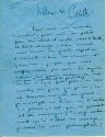 Brief von Colette an Violet Trefusis, 1. Seite