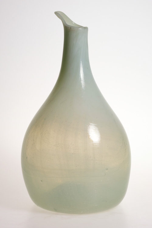 Unbekannt (Ausführung), Vase mit weißen Schlieren, um 1975–1981?