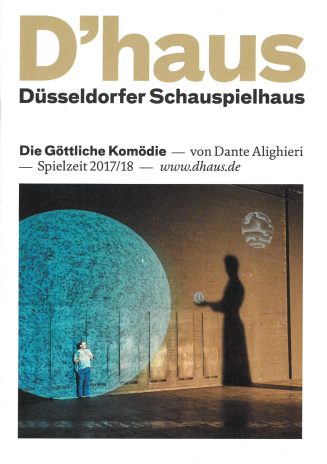 Programmheft zu "Die Göttliche Komödie" von Dante Alighieri. Premiere am 2. Juni 2018 hinter de ...