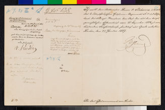 Entlassungsurkunde Armand von Ardenne