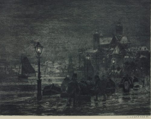 Heinrich Hermanns (Künstler*in), Wintertage in Amsterdam, 1893