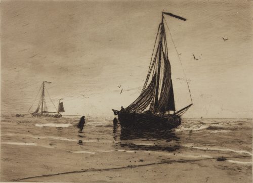 Eugen Kampf (Künstler*in), Fischerboot, 1894