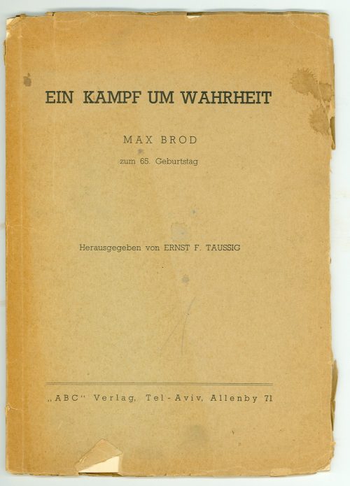 Buchumschlag von Ein Kampf um Wahrheit