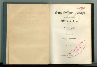 Titelblatt von Franz Freiherrn Gaudy's poetische und prosaische Werke. Siebenter Band