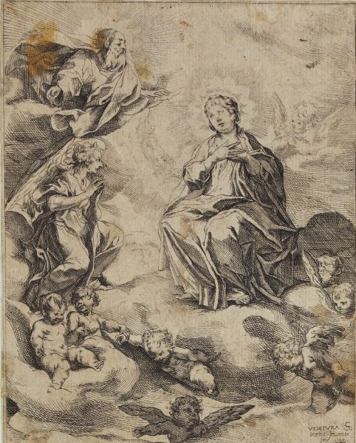Ventura Salimbeni (Künstler*in), Die Auserwählung der Maria, 1590
