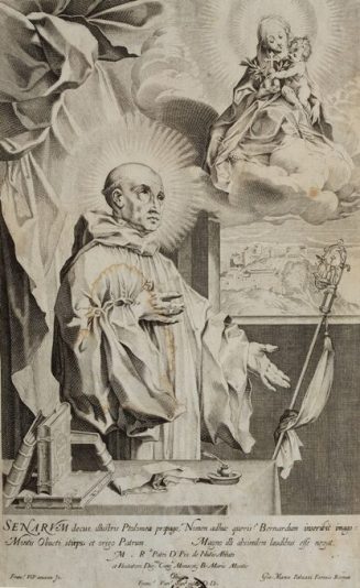 Dem hl. Bernhard erscheint die Madonna