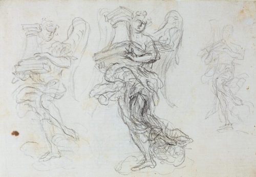 Giovanni Lorenzo Bernini (Künstler*in), Drei Leuchter tragende Engel, um 1668