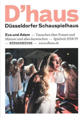 Programmheft zu "Eva und Adam" - Tatsachen über Frauen und Männer und alles dazwischen. Premier ...