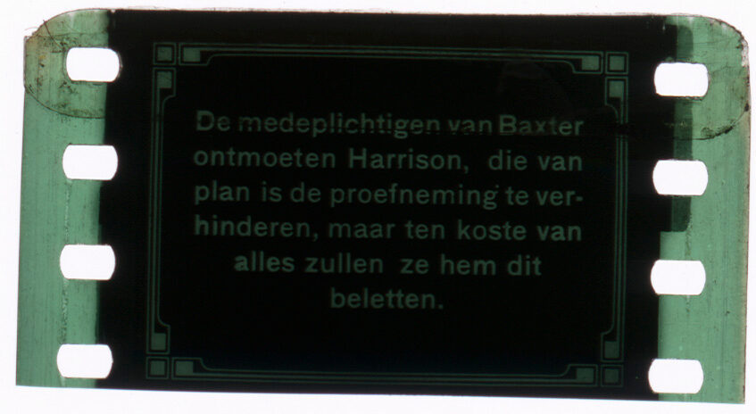 Filmkader zeigt Einzelbild des Films.