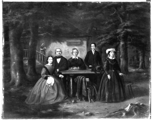 Eberhard Ferber, Familienbildnis, um 1860, Kunstpalast, Düsseldorf, Inv.-Nr. M 4499