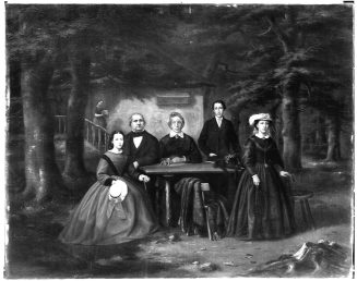 Eberhard Ferber, Familienbildnis, um 1860, Kunstpalast, Düsseldorf, Inv.-Nr. M 4499