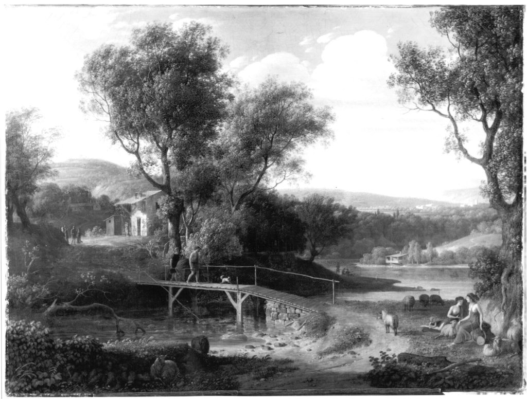 Carl Ferdinand von Kügelgen, Ideale Landschaft, 1804, Kunstpalast, Düsseldorf, Inv.-Nr. M 28