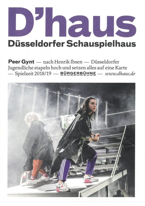 Programmheft zu "Peer Gynt" - nach Henrik Ibsen. Premiere am 16.12.2018 im Central, Kleine Bühn ...