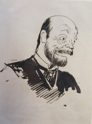 Ferdinand von Müller (Karikatur)