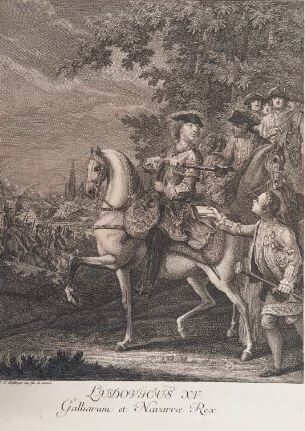 Johann Elias Ridinger (Künstler*in), Ludovicus XV. von Frankreich und Navarra, 1734/1766