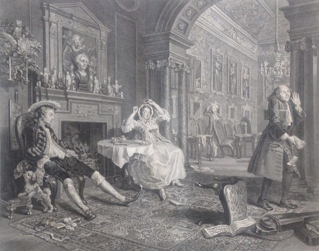 Marriage à la mode, Plate II