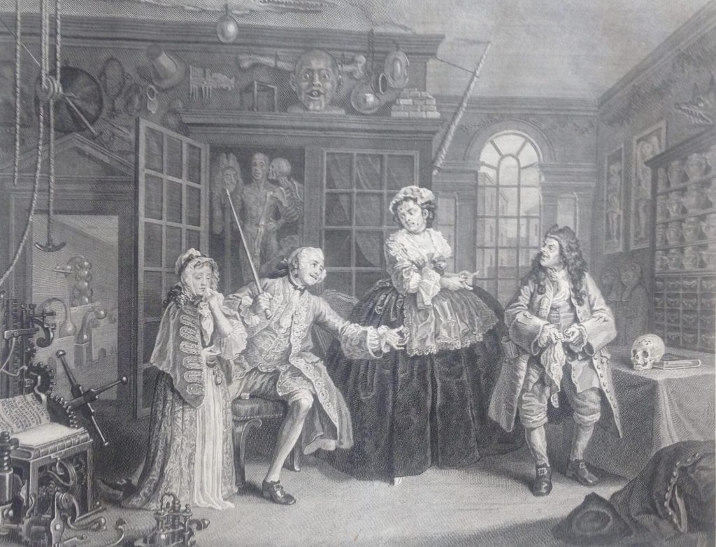 Marriage à la mode, Plate III