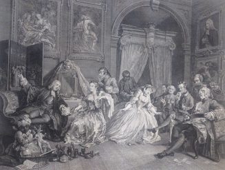 Marriage à la mode, Plate IV