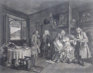 Marriage à la Mode, Plate VI