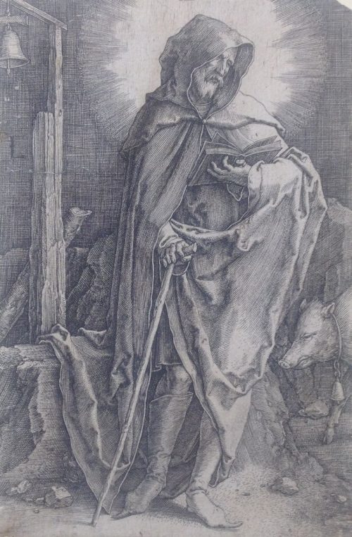 Lucas van Leyden (Künstler*in), Der heilige Antonius, um 1521