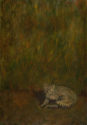 Bedrohte Arten, Wildkatze, 70x100cm, Acryl Mischtechnik auf Karton