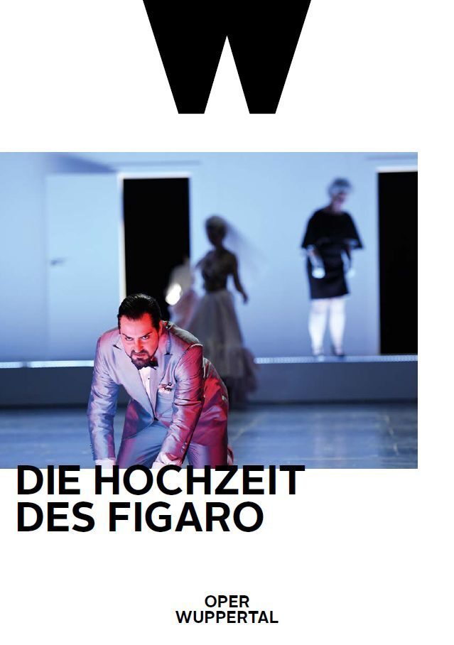 Programmheft (Umschlag) zu "Die Hochzeit des Figaro" von Wolfgang Amadeus Mozart. Premiere am 1 ...