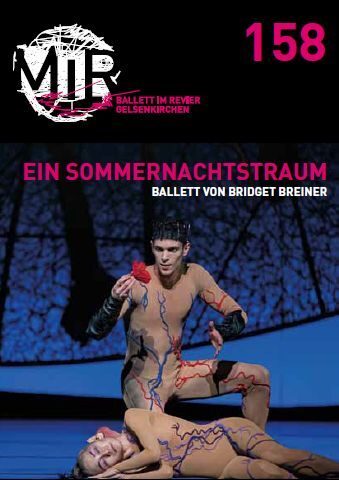 Programmheft (Umschlag) zu "Ein Sommernachtstraum" von Bridget Breiner. Premiere am 31.3.2019 i ...