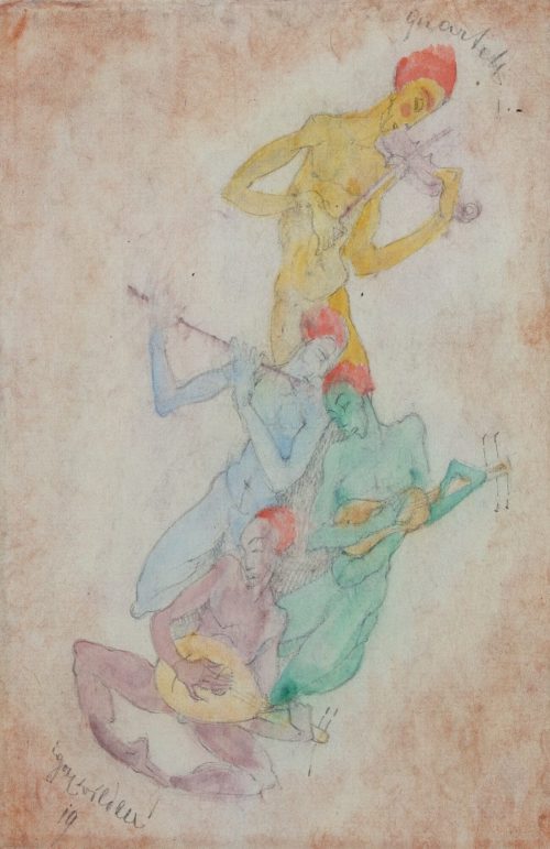 Egon Wilden (Künstler*in), Quartett, 1919