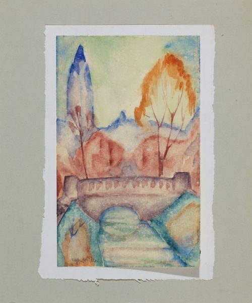 Egon Wilden (Künstler*in), Brücke, nach 1917