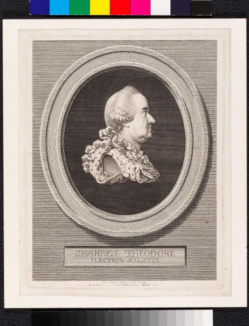 Egid Verhelst <der Jüngere> (Kupferstecher*in), CHARLES THEODORE ELECTEUR PALATIN, 1771