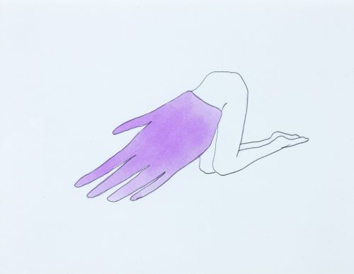 Akane Kimbara (Künstler*in), Ohne Titel (ein Mensch als Handschuh), 2012