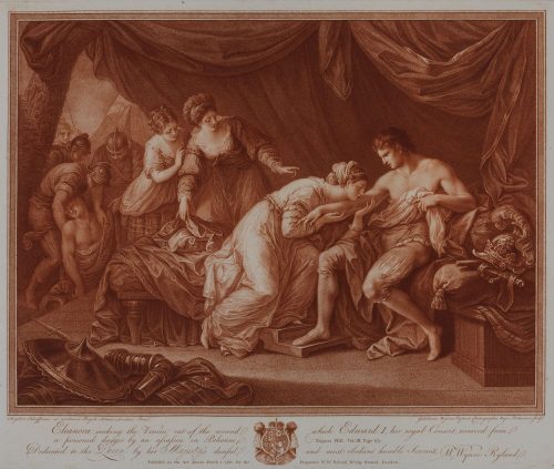 Angelika Kauffmann (Künstler*in), Eleanora saugt Gift aus der Wunde ihres Mannes, König Edward I., 1780