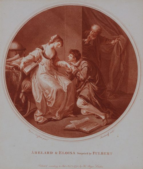 Gabriel Scorodomoff (Künstler*in), Abelard und Eloise von Fulbert entdeckt, 1778