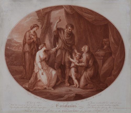 Francesco Bartolozzi (Stecher*in), Coriolanus, 1785