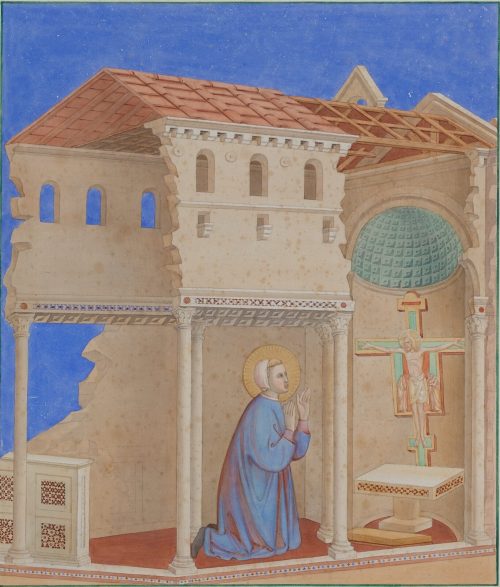 Johann Anton Ramboux (Künstler*in), Vision in San Damiano, 1834–1837