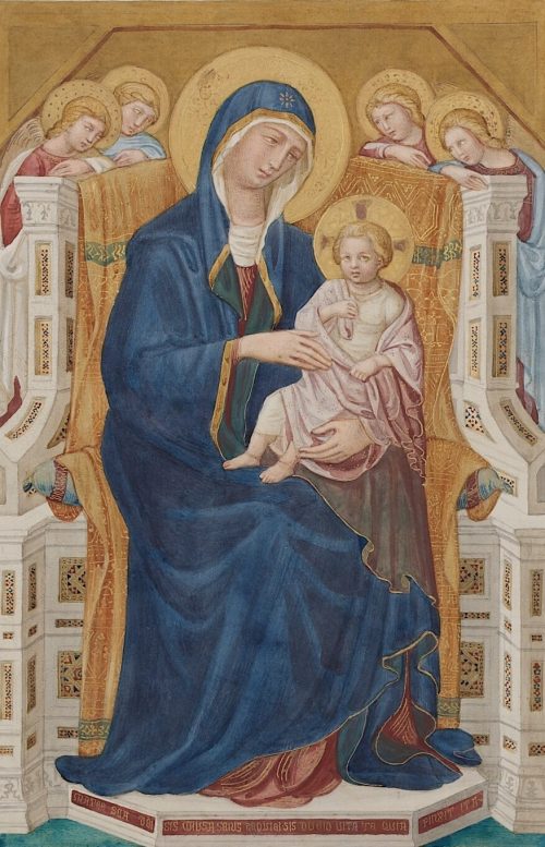 Johann Anton Ramboux (Künstler*in), Madonna mit Kind, 1832/33–1841